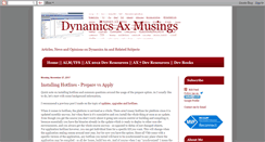 Desktop Screenshot of daxmusings.codecrib.com