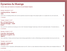 Tablet Screenshot of daxmusings.codecrib.com